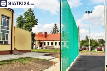 Siatki Kostrzyn nad Odrą - Zielone siatki ze sznurka na ogrodzeniu boiska orlika dla terenów Kostrzyna nad Odrą